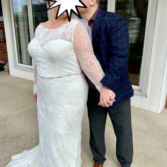 Wedding Gown, Plus Size Dress - Picture 3 of 3
